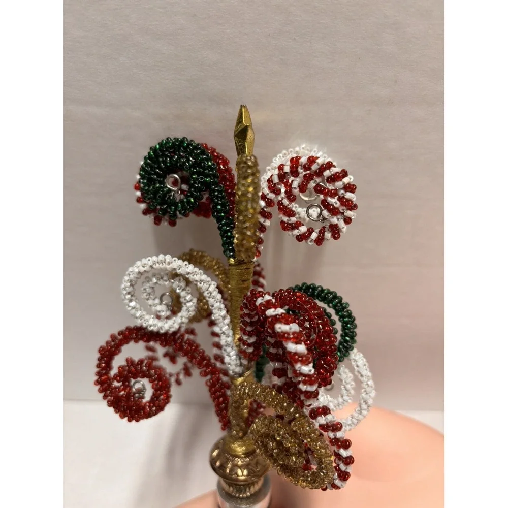 Pier 1 Imports Christmas Holiday Wine Bottle Stopper‎ Festive Oversized curls